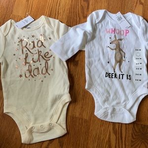 Old Navy Baby Onesies NWT